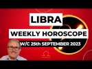 Libra Horoscope Weekly Astrology from 25th September 2023