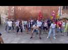 Haka des postiers grèvistes de Perpignan