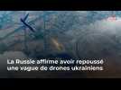La Russie affirme avoir repoussé une vague de drones ukrainiens