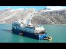 Le navire de croisière bloqué dans un fjord au Groenland a été renfloué