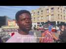 Saint-Omer : Hugues est sur le marché pour faire signer sa pétition contre son renvoie au Brésil