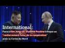 International: Face à Kim Jong-un, Vladimir Poutine trinque au 