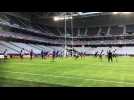 Coupe du monde de rugby : Stadium run à la veille de France - Uruguay 13 septembre 2023 stade Pierre-Mauroy