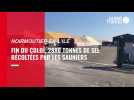 VIDEO. Fin du coloï à Noirmoutier, 2880 tonnes de sel récoltées