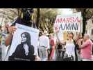Activists in Europe mark the anniversary of Mahsa Amini's death in police custody in Iran