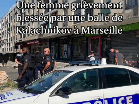 Marseille : une jeune femme blessée par balle de kalachnikov dans le 10e