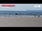 VIDÉO. Un fourgon piégé par la marée montante sur une plage du Finistère