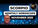Scorpio Horoscope November 2023. Your Energy Skyrockets...