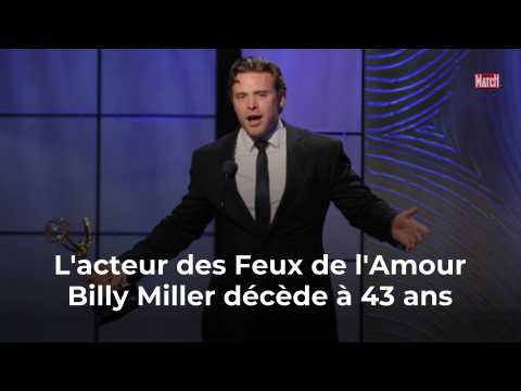 VIDEO : L'acteur des Feux de l'Amour Billy Miller décède à 43 ans