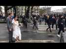 VIDEO. Grève du 11 mars : une scène romantique étonnante au coeur d'une manifestation tendue à Nantes