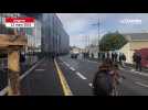VIDÉO. Angers-SCO : des supporters arrivent pour manifester devant le stade Raymond-Kopa