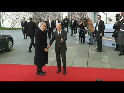 German Chancellor Scholz welcomes Israeli leader Netanyahu in Berlin
