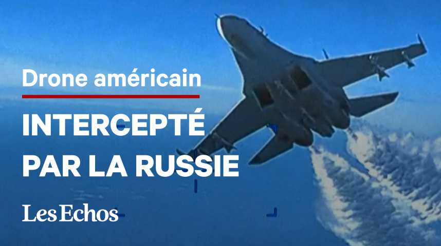 Illustration pour la vidéo La Russie intercepte un drone américain et veut le récupérer