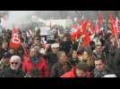 Pensions: demonstration heads off from the Invalides in Paris