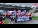 Gers : à Auch, 2000 à 4000 manifestants, pendant l'examen de la réforme des retraites en CMP