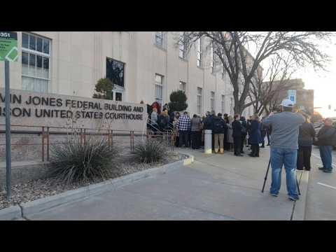 US: Images of courthouse ahead of hearing in abortion pill lawsuit