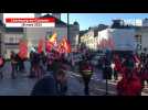 VIDEO. Les manifestants affluent sur la place du Théâtre à Cherbourg contre la réforme des retraites