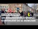 Une quarantaine de manifestants se mobilisent à Épernay contre le 49.3