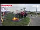 VIDEO. Réforme des retraites : à Sablé-sur-Sarthe, le rond point LDC bloqué ce vendredi 17 mars