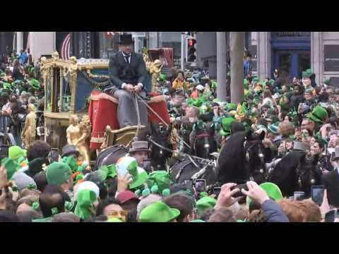 St Patrick's Day parade gets underway in Dublin