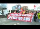Retraites: action de la CGT sur le périphérique parisien