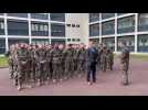 VIDÉO. Tournoi des 6 Nations : les élèves officiers de l'école militaire interarmes répètent leur prestation au Stade de France