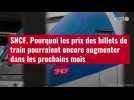 VIDÉO. SNCF : pourquoi les prix des billets de train pourraient encore augmenter dans les prochains mois