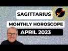 Sagittarius Horoscope April 2023 - some big changes around your everyday routines unfold.
