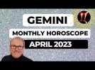 Gemini Horoscope April 2023. A friend or group can be lucky, but time management is essential.