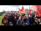8e jour de manifestation à Calais, mercredi 15 mars, contre la réforme des retraites.
