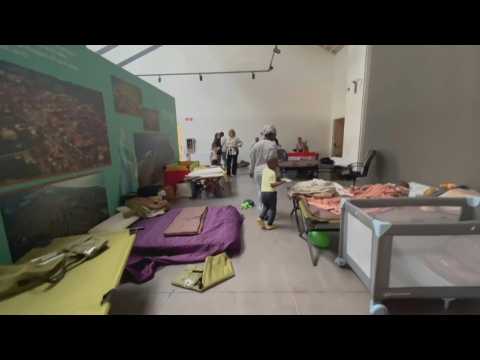 Ravenna's museum Classis shelters Italians displaced by the floods