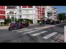Dunkerque : la parade des motos Gold Wing en route vers Gravelines