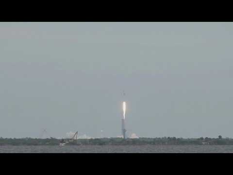 US: Space enthusiasts watch SpaceX Falcon 9 rocket lift off