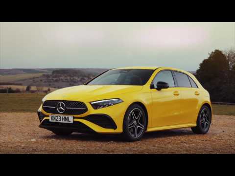 2023 Mercedes-Benz A-Class Design Preview in Yellow