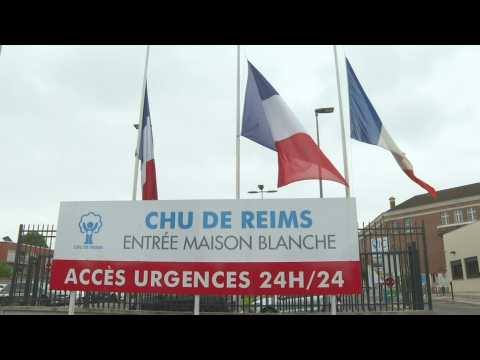 Nurse killed in northeast France: images from the university hospital
