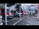 Dnipro: les bâtiments d'une unité de secours endommagés après une attaque russe