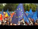 Des dizaines de milliers de Moldaves se mobilisent pour l'adhésion à l'UE