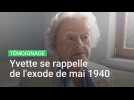 Yvette, 97 ans, se souvient de l'exode de mai 1940 à Mont-Saint-Eloi, près d'Arras