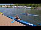 A Rouen, le club de canoë teste son nouveau ponton
