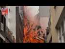 Australie : violent incendie près de la gare centrale de Sydney