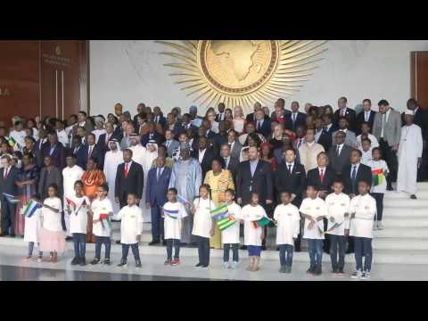 Delegates pose for group photo on OAU/AU's 60th anniversary
