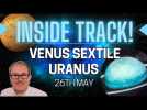 Venus Sextile Uranus 26th May 2023 -  INSIDE TRACK VIDEO