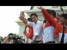 Thailand: Move Forward party organises victory march through the city