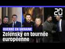 Guerre en Ukraine : Zelensky en quête de soutien européen #shorts