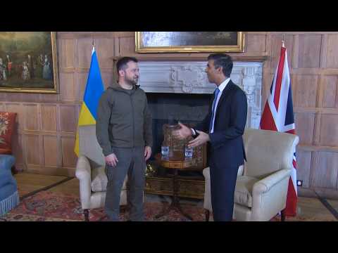 UK Prime Minister evokes spirit of Churchill as Ukraine's Zelensky visits