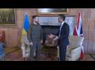 UK Prime Minister evokes spirit of Churchill as Ukraine's Zelensky visits