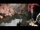 La sécheresse à 120 mètres sous terre dans la grotte de Clamouse