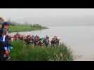 Triathlon : le départ du Valtriman 13 femmes au ValJoly