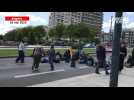 VIDÉO. Réforme des retraites : quelques dizaines de lycéens bloquent la route devant la mairie à Angers