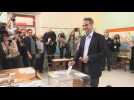 Mitsotakis votes in Greek election